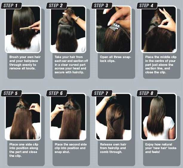 Indian Curly Natural Black Clip-In Extensions