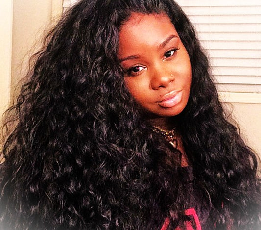 Raw Indian Curly Transparent 5"x5" Closure