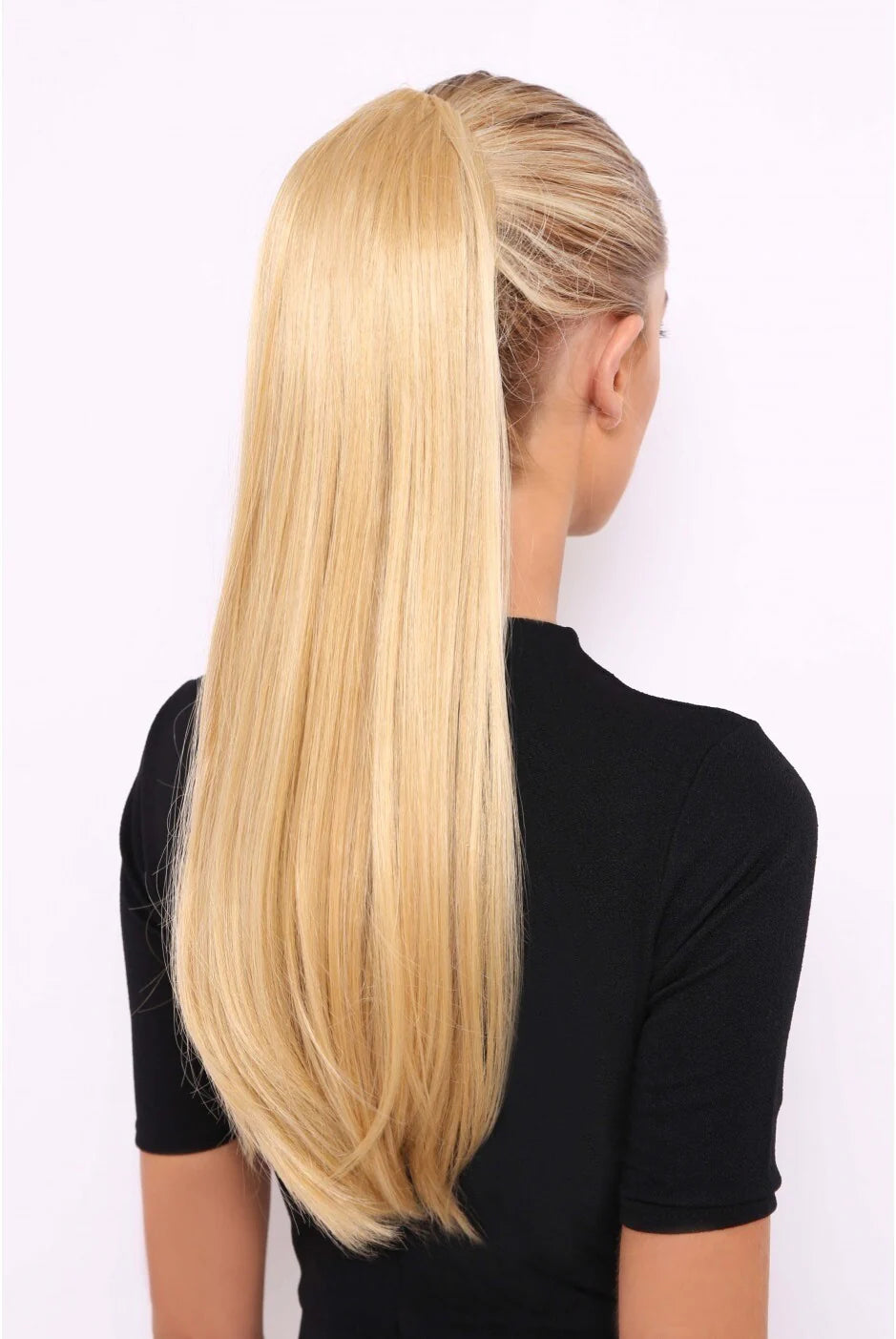 Bleach Blonde Ponytail