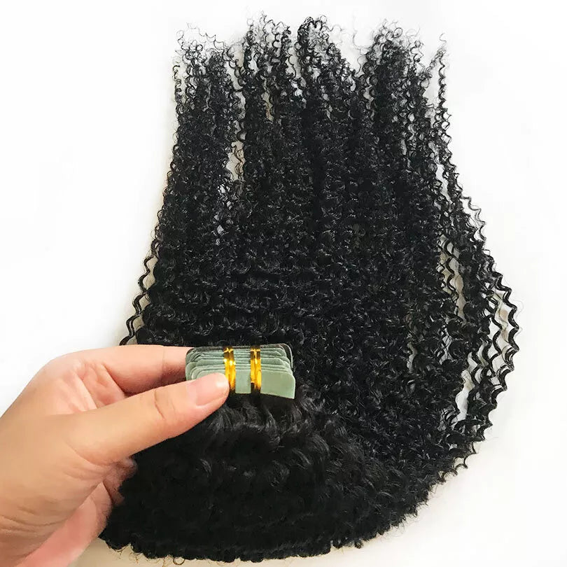 Afro Kinky Coily Tape-In Extensions