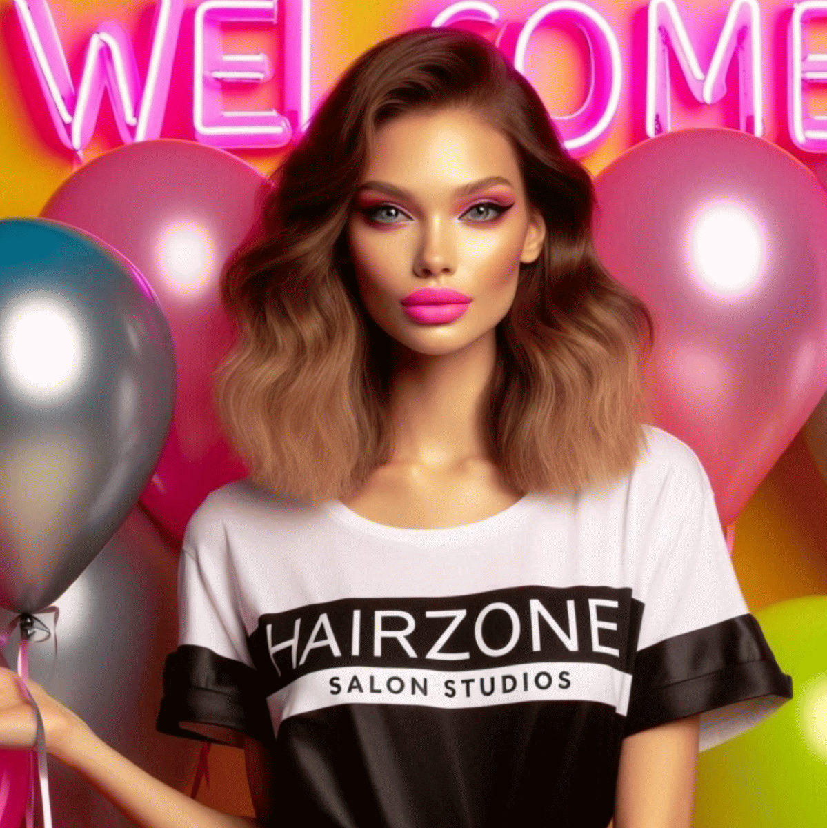 Hairzone Salon Studios tshirt