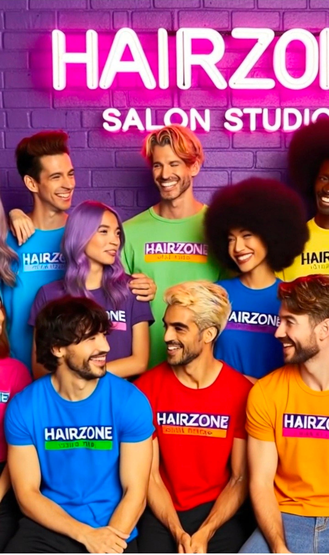 Hairzone Salon Studios tshirt