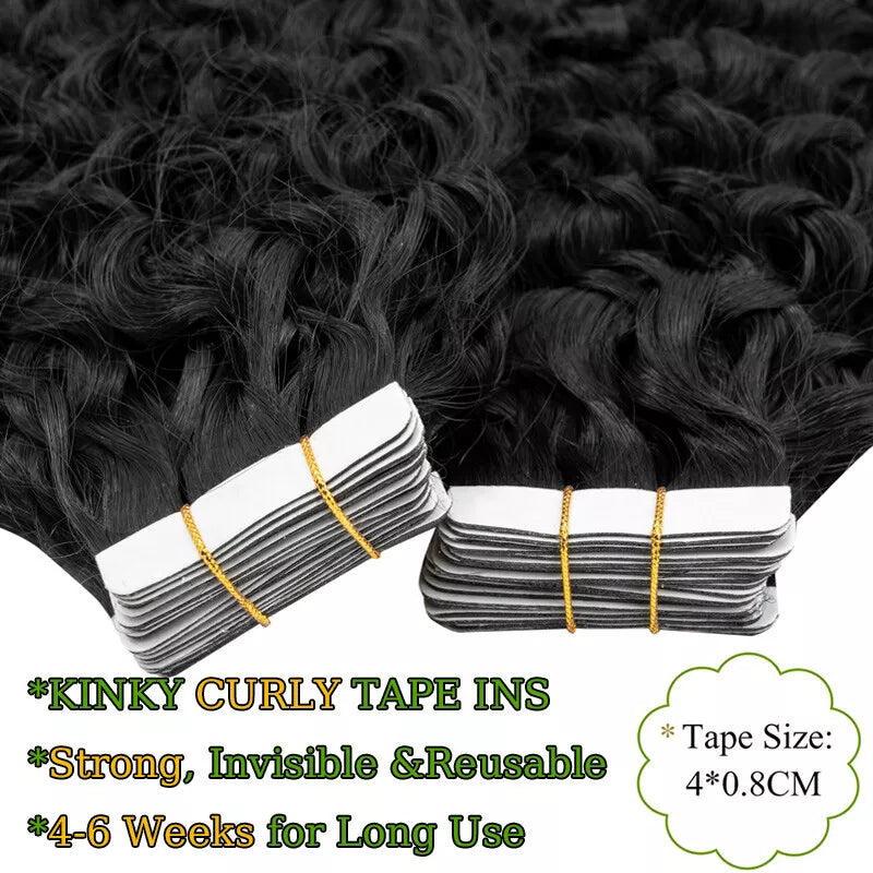 Kinky Curly Tape-In Extensions